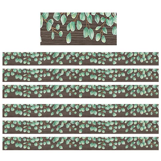 Teacher Created Resources Eucalyptus Border, 210ft.